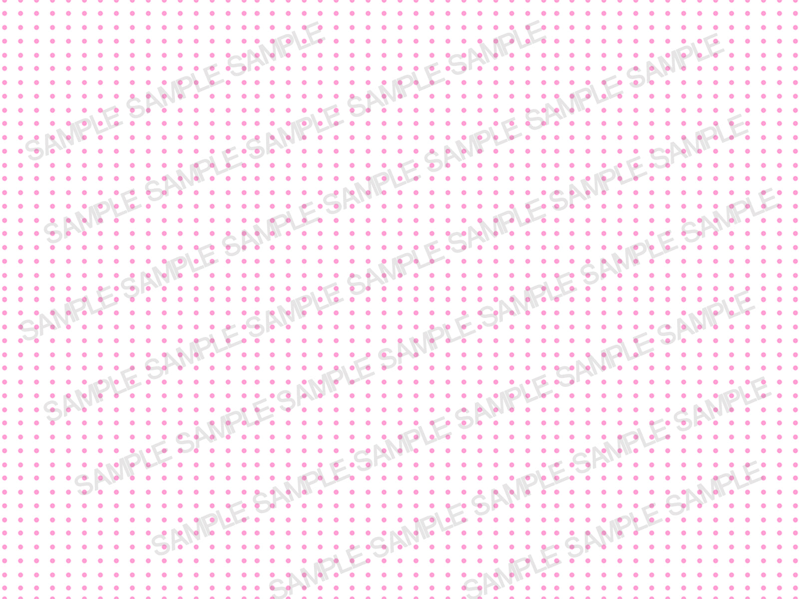 Individual Patterns: Close-up of a seamless pattern with pink ribbons and bows on a white background. / Close-up of pink heart confetti pattern.