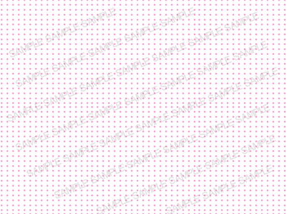 Individual Patterns: Close-up of a seamless pattern with pink ribbons and bows on a white background. / Close-up of pink heart confetti pattern.