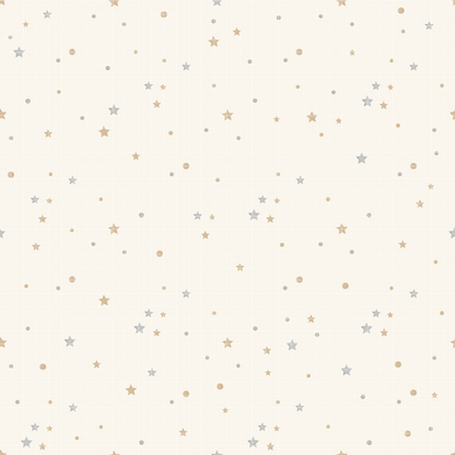 Sweet Dreams Fox Digital Paper Bundle, Watercolor Moon & Stars Seamless Pattern, Nursery Fabric Design