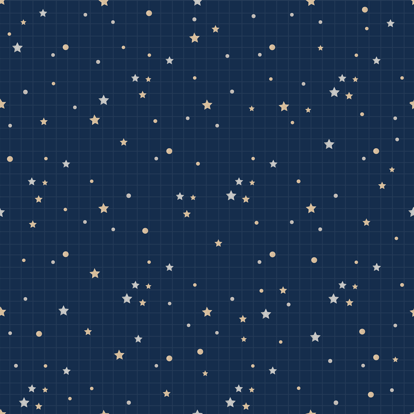 Sweet Dreams Fox Digital Paper Bundle, Watercolor Moon & Stars Seamless Pattern, Nursery Fabric Design