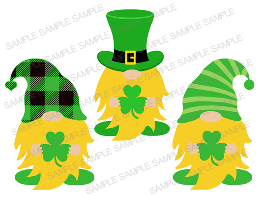 St Patricks Day SVG, Gnome SVG