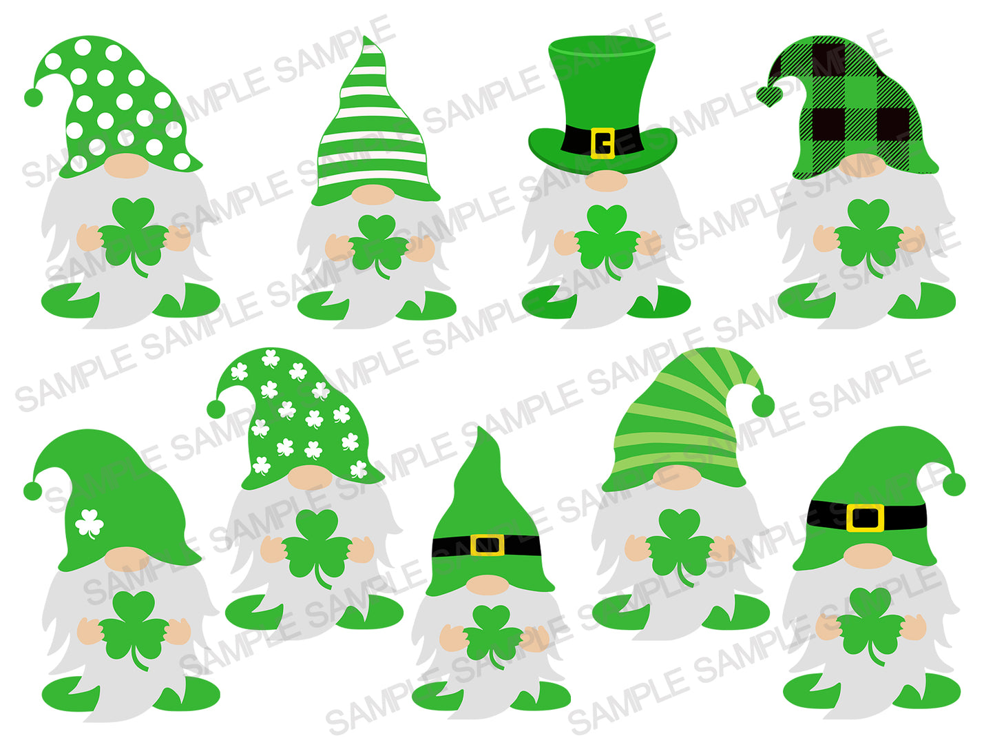 St Patricks Day SVG, Gnome SVG