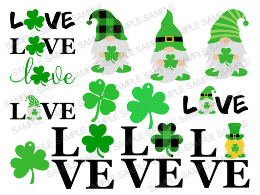 St Patricks Day SVG, Gnome SVG, St Patricks Day Gnome SVG