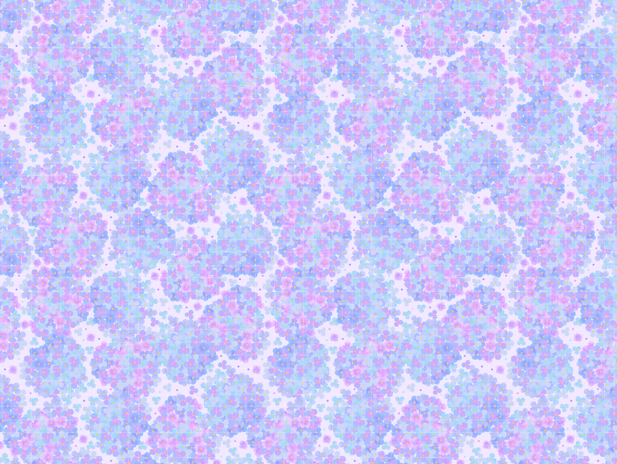 Pastel Hydrangea Seamless Pattern Bundle | Watercolor Floral Digital Paper
