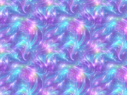 Magical Glowing Aura Seamless Pattern, Iridescent Swirl Digital Paper, JPG Download