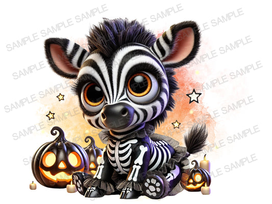 Halloween Zebra Png