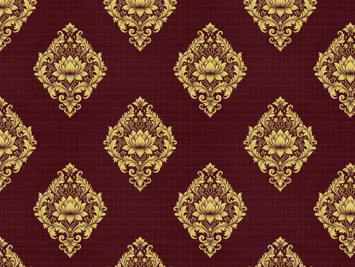 Luxury Vintage Damask Seamless Pattern Collection
