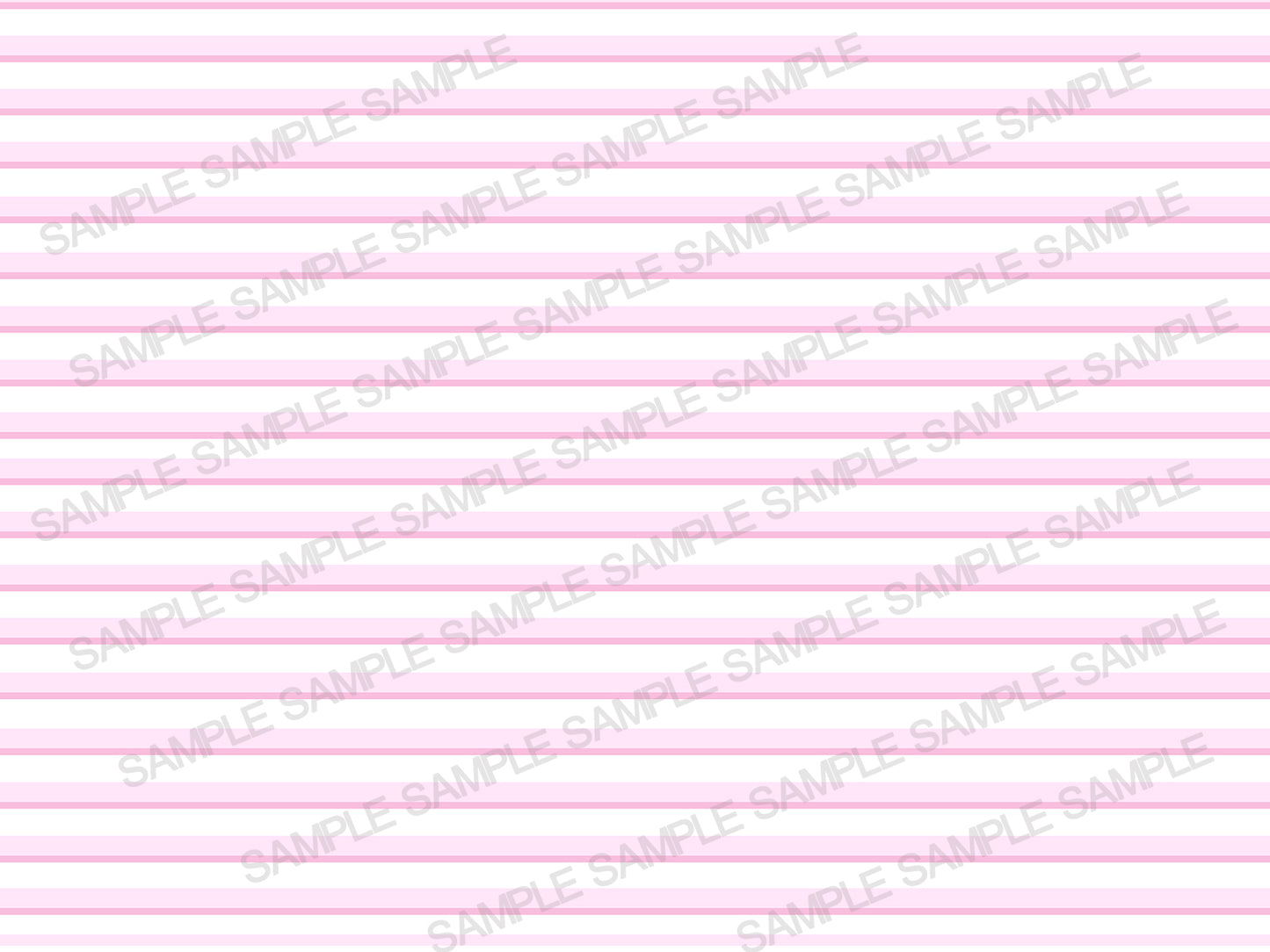 Individual Patterns: Close-up of a seamless pattern with pink ribbons and bows on a white background. / Close-up of pink heart confetti pattern.