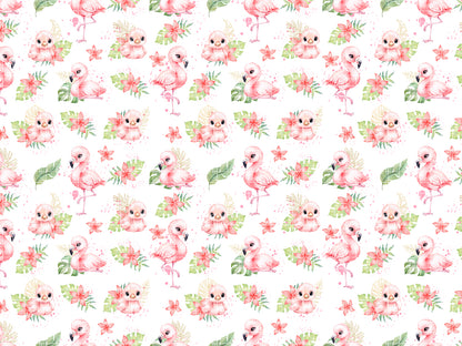 Watercolor Safari Baby Animals Seamless Pattern, Nursery Digital Paper Pack