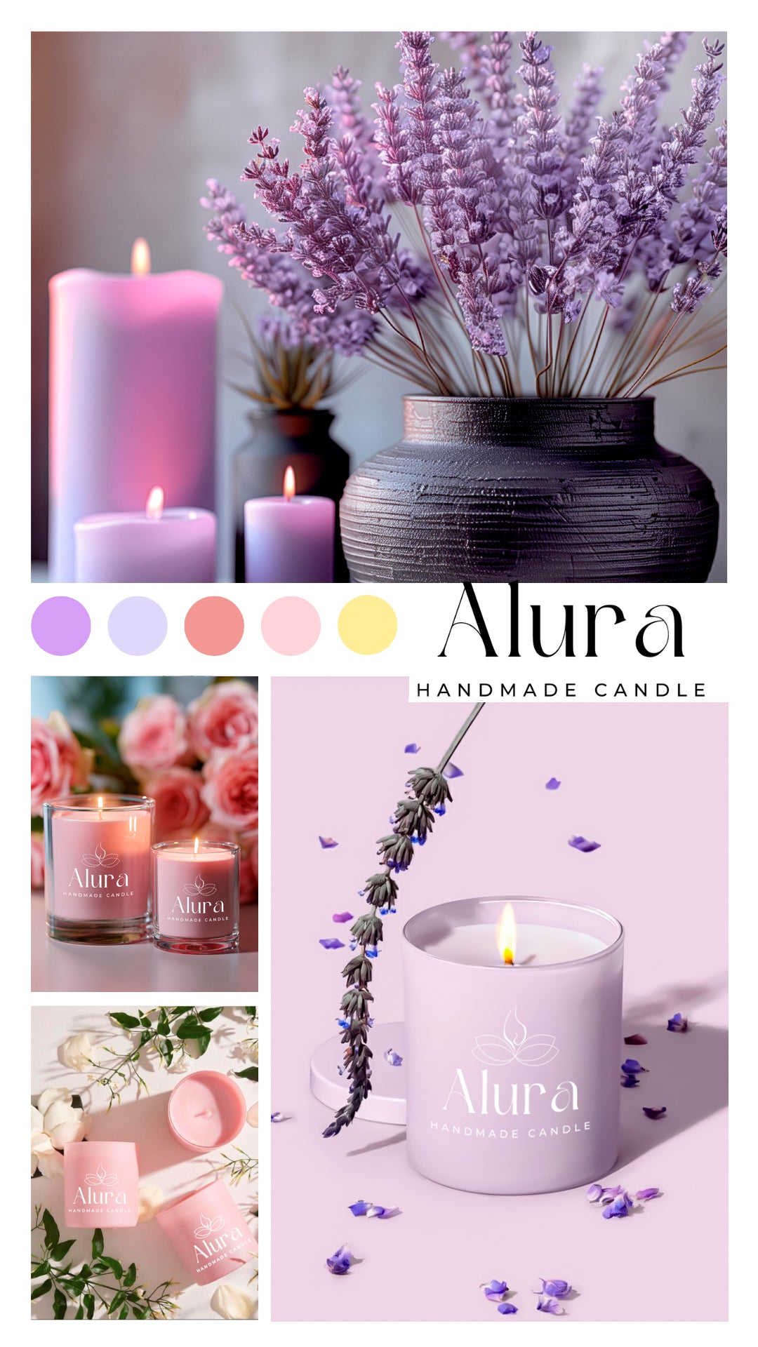 Logo design for candles