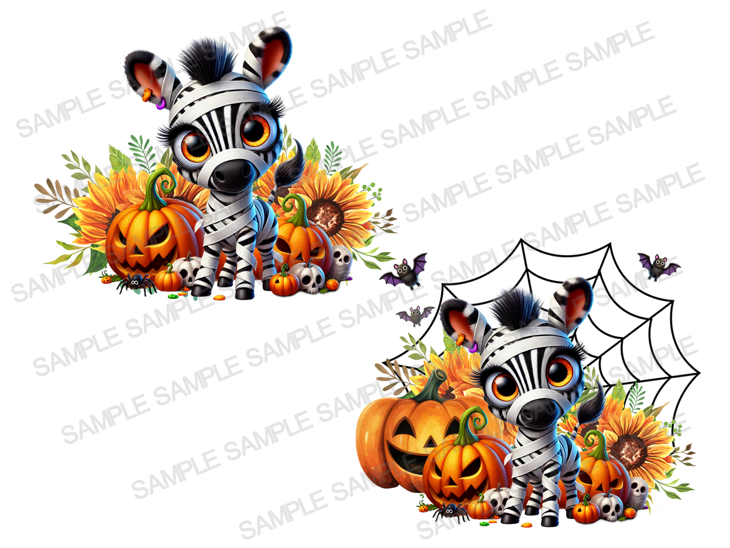 Halloween baby Zebra Png