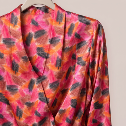 Vibrant Abstract Pencil Pattern