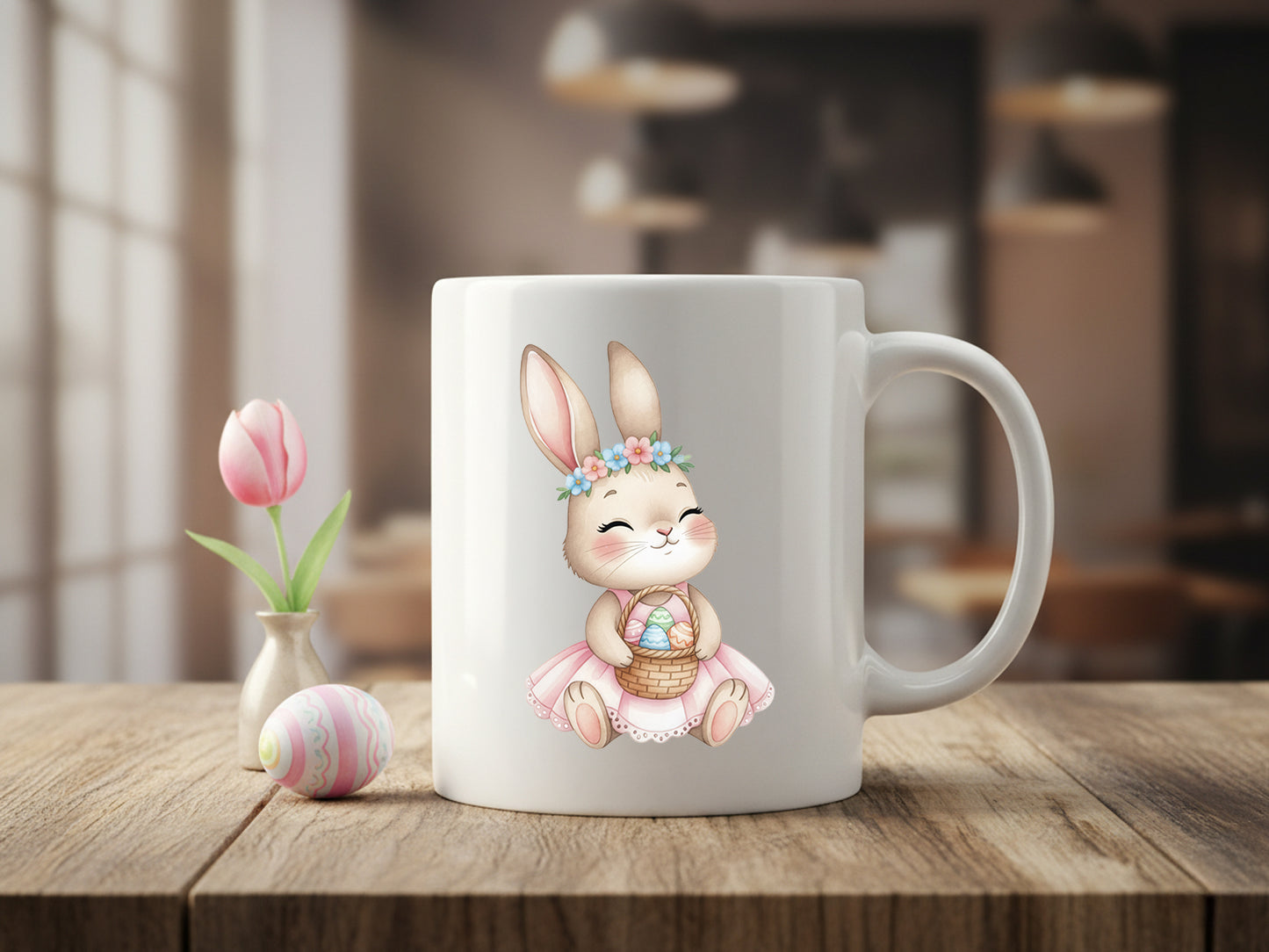 Easter Watercolor Clipart Set | Cute Bunnies, Chicks & Eggs PNG | Spring Digital Art