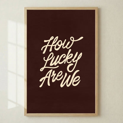 Moody dark neutral digital download print leaning against a wall in a modern aesthetic living room