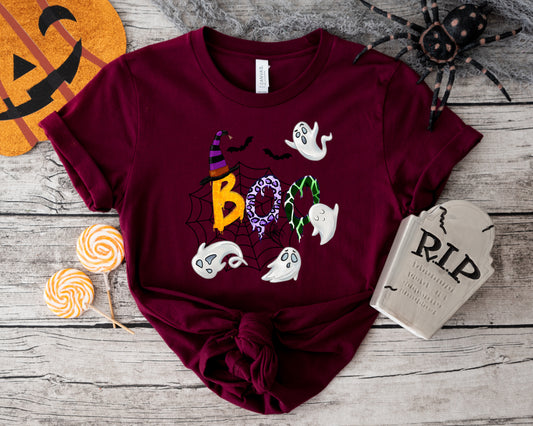 Boo Halloween Iron On Transfer