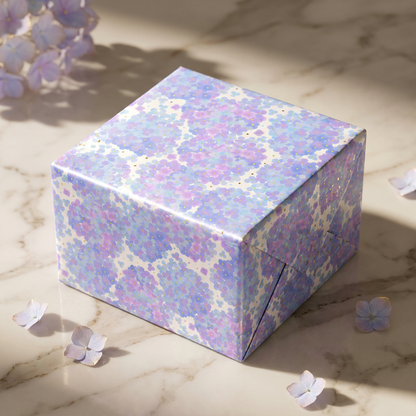 Pastel Hydrangea Seamless Pattern Bundle | Watercolor Floral Digital Paper
