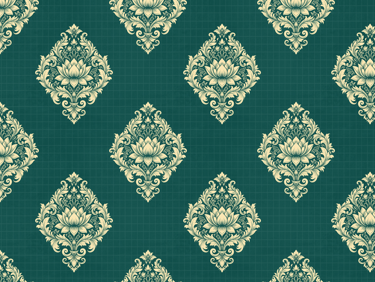 Luxury Vintage Damask Seamless Pattern Collection