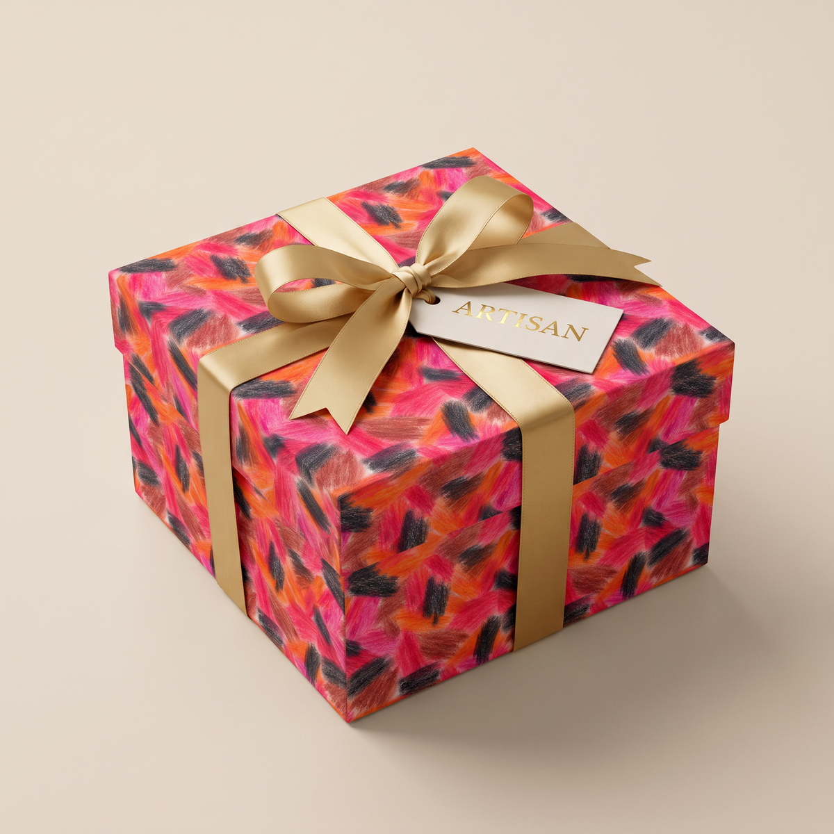 Vibrant Abstract Pencil Pattern