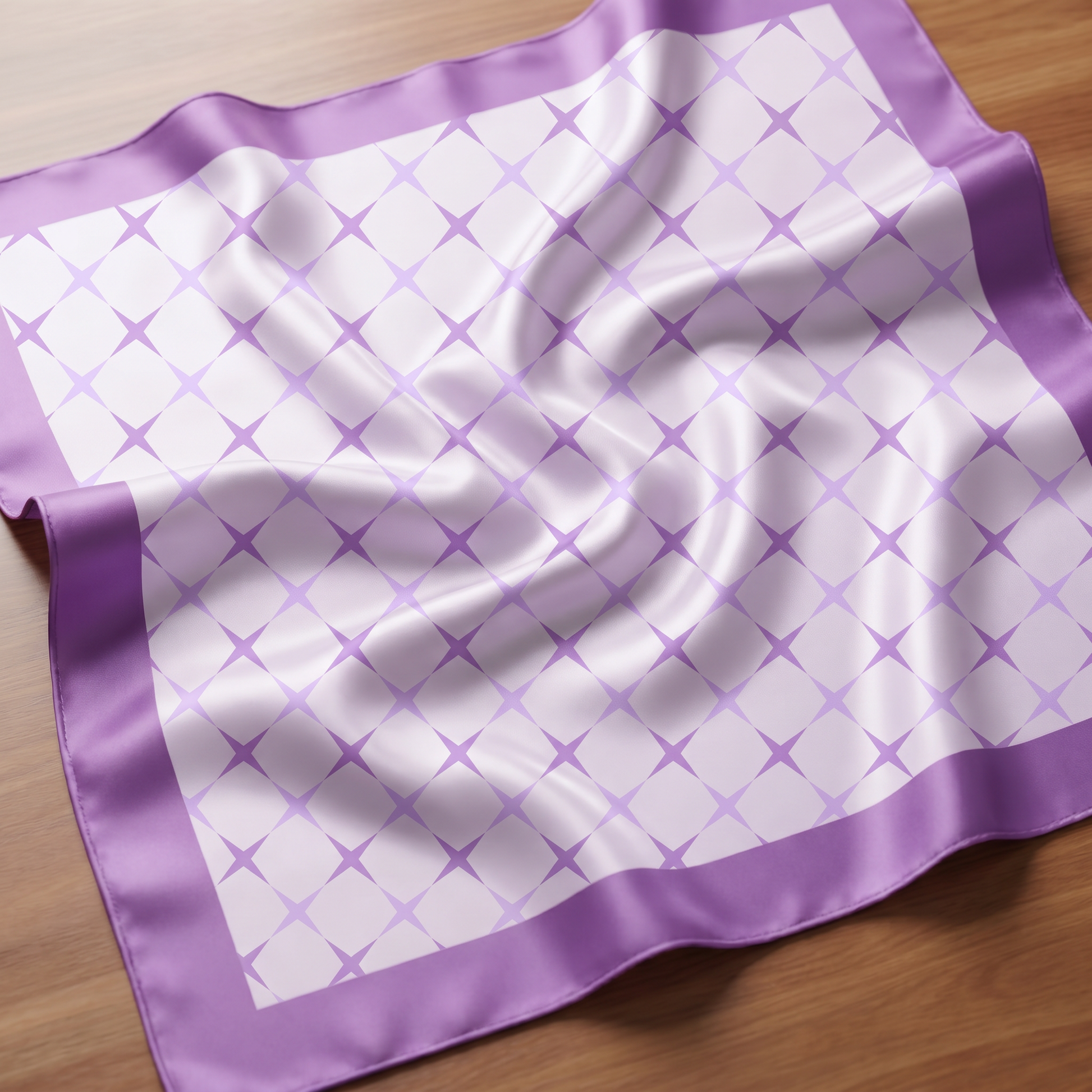 Bundle of 6 elegant geometric four-pointed star seamless patterns in pastel and vibrant colors.