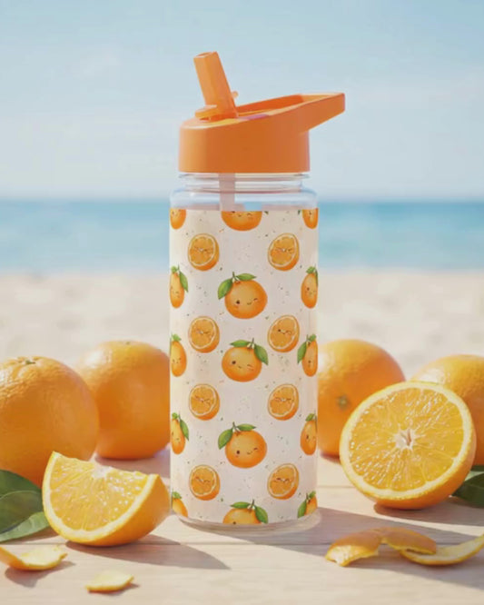 KAWAII ORANGE SEAMLESS PATTERN